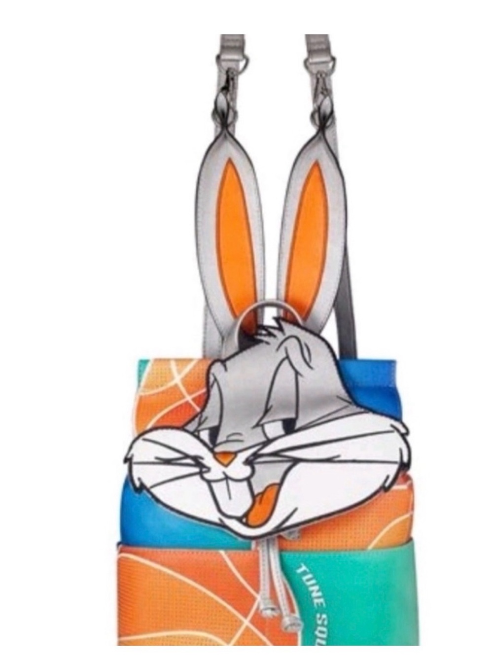 NEW! Danielle Nicole Orange & Blue Bugs Bunny Graphic Backpack